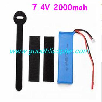 Wltoys V656 V666 SPACE TREK quadcopter parts 7.4V 2000mah battery